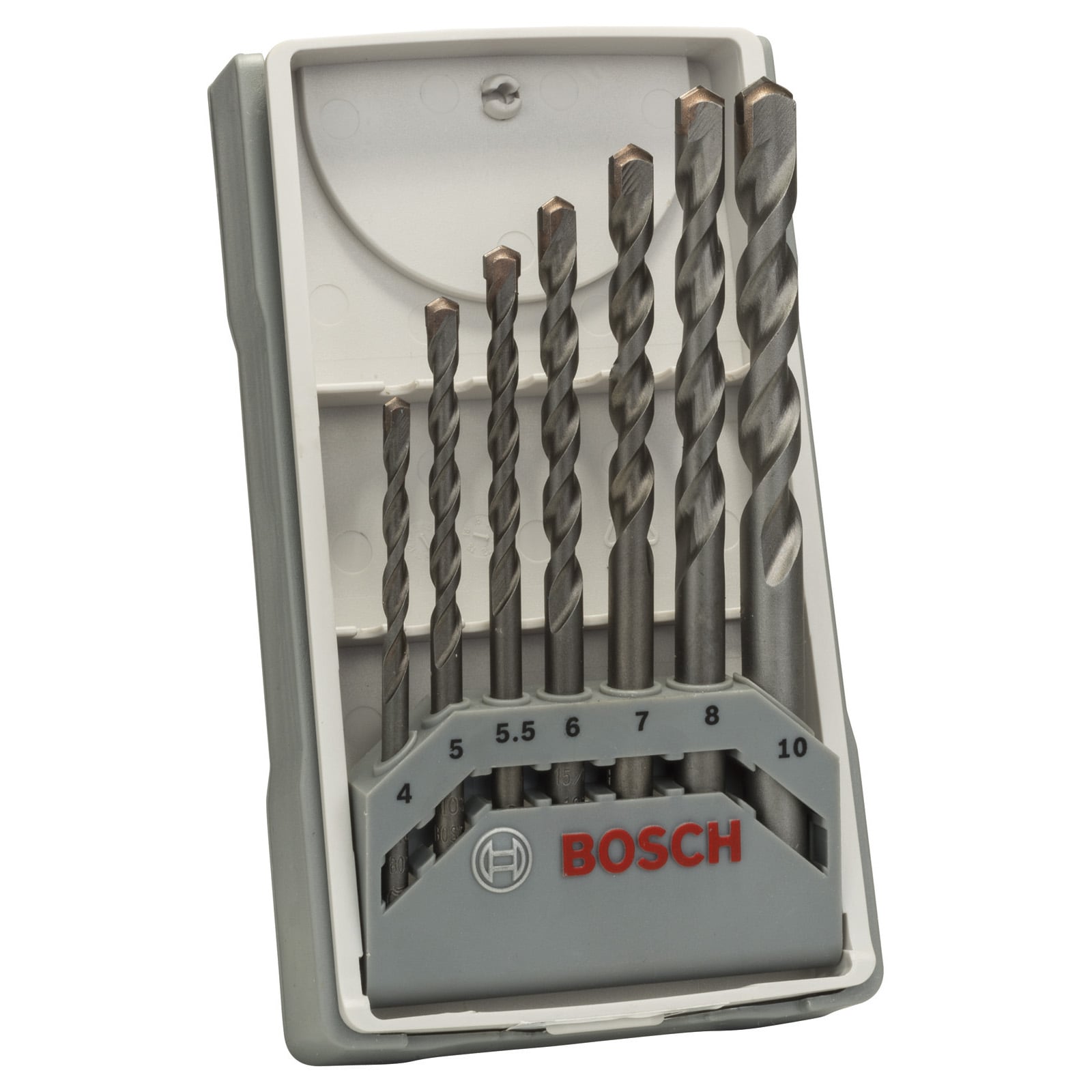 Bosch Betonbohrer CYL-3 Set Silver Percussion 7tlg. 4, 5, 5,5, 6, 7, 8, 10 mm - 2607017083