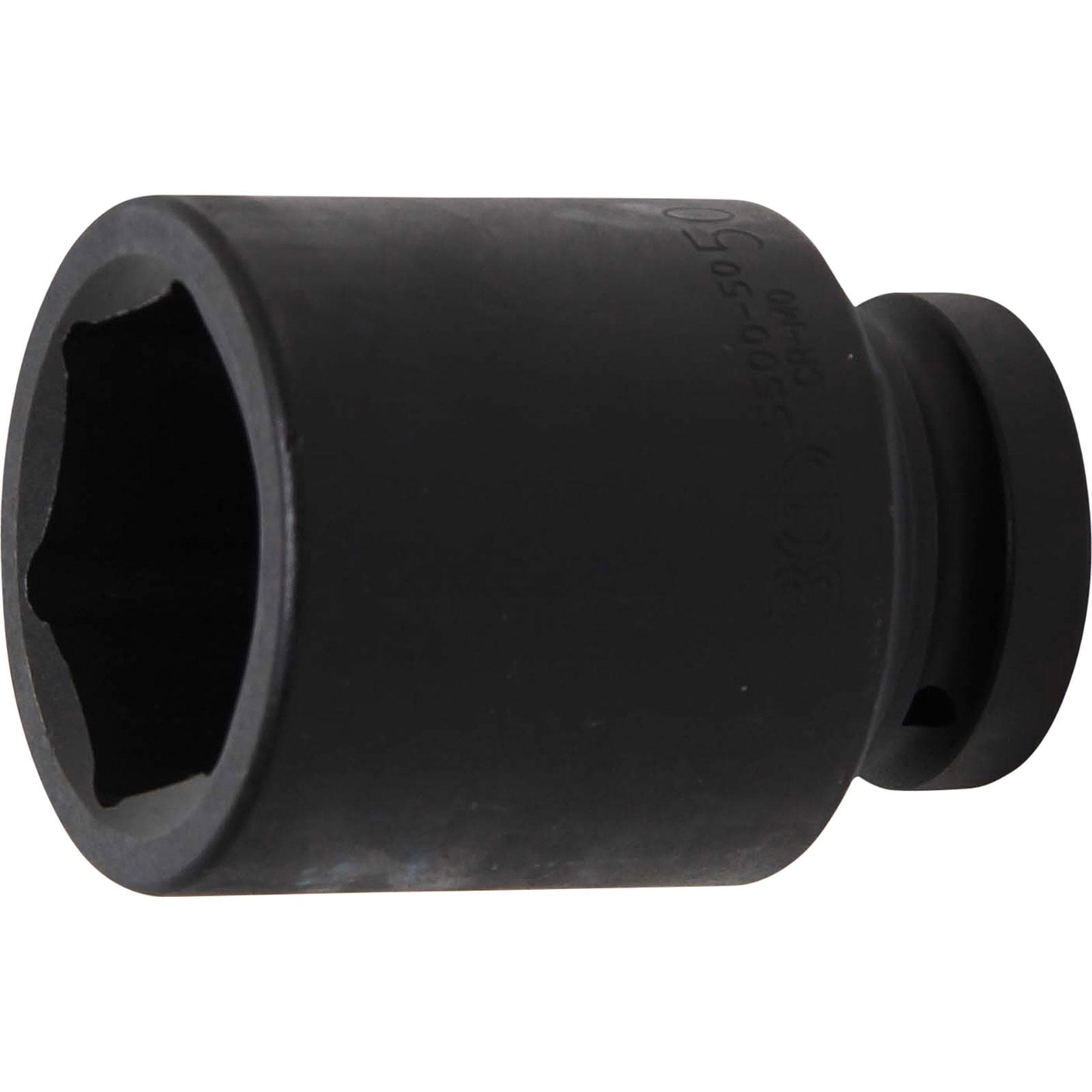 BGS Kraft-Steckschlüssel-Einsatz Sechskant tief Antrieb Innenvierkant 25 mm (1") SW 50 mm - 5500-50