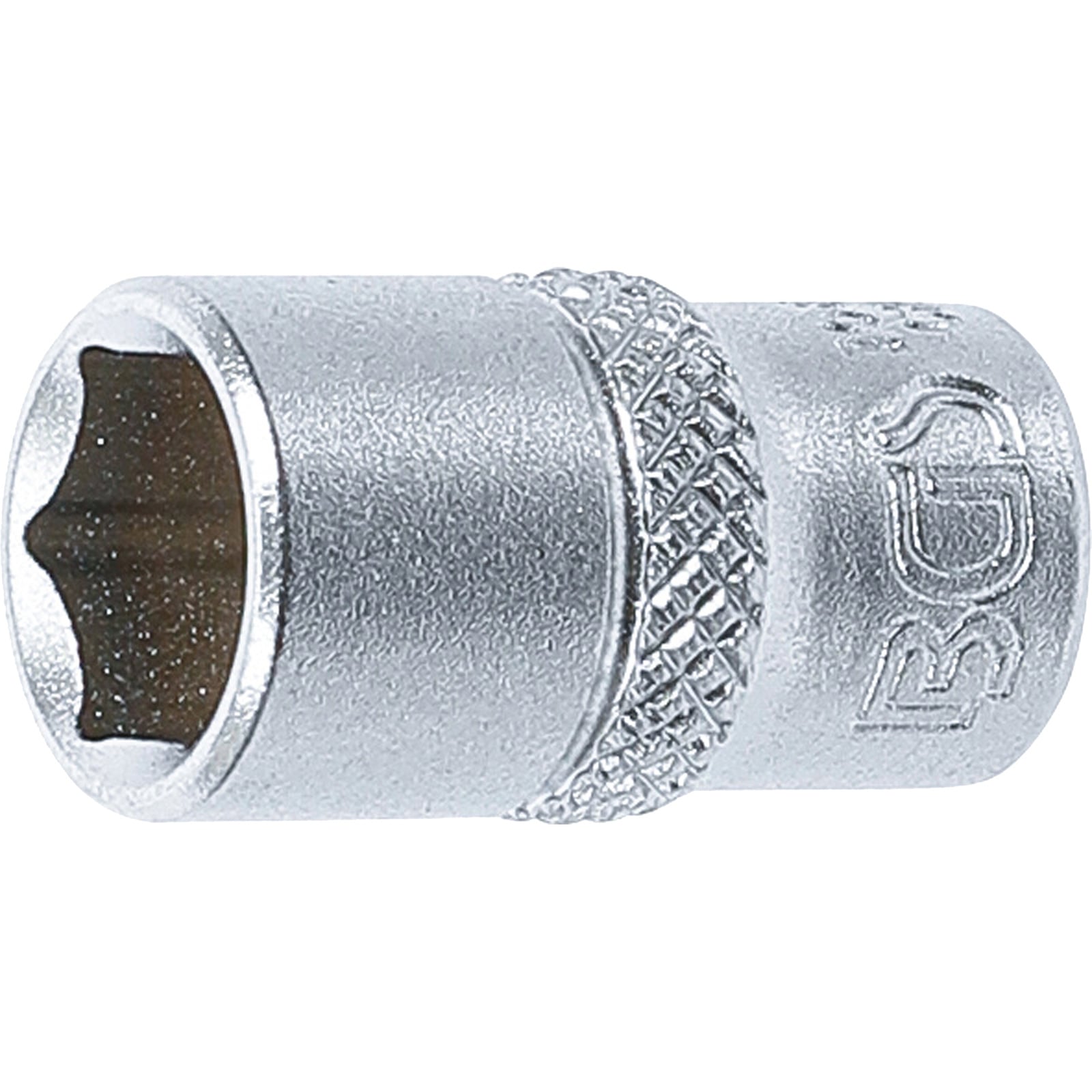 BGS Steckschlüssel-Einsatz Sechskant Antrieb Innenvierkant 6,3 mm (1/4") SW 3/8" - 10657