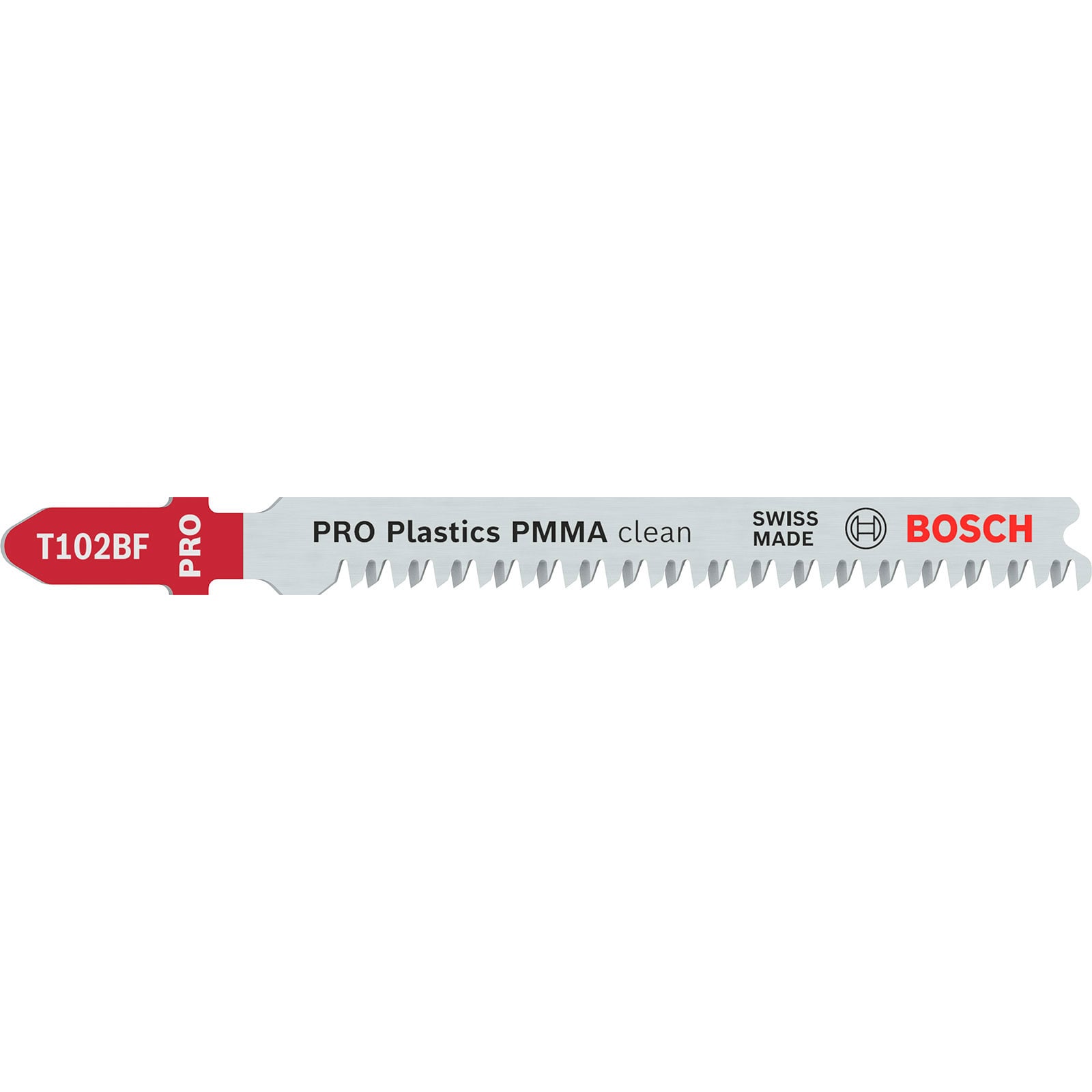 Bosch PRO Plastics PMMA clean T102BF Stichsägeblatt 92 mm 2-tlg. - 2608655102