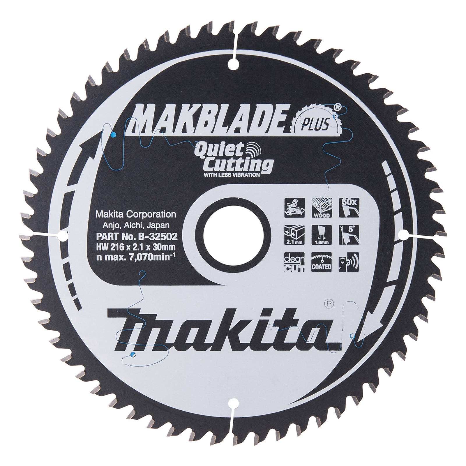 Makita MAKBLADE+ Sägeblatt 216x30x60Z - B-32502
