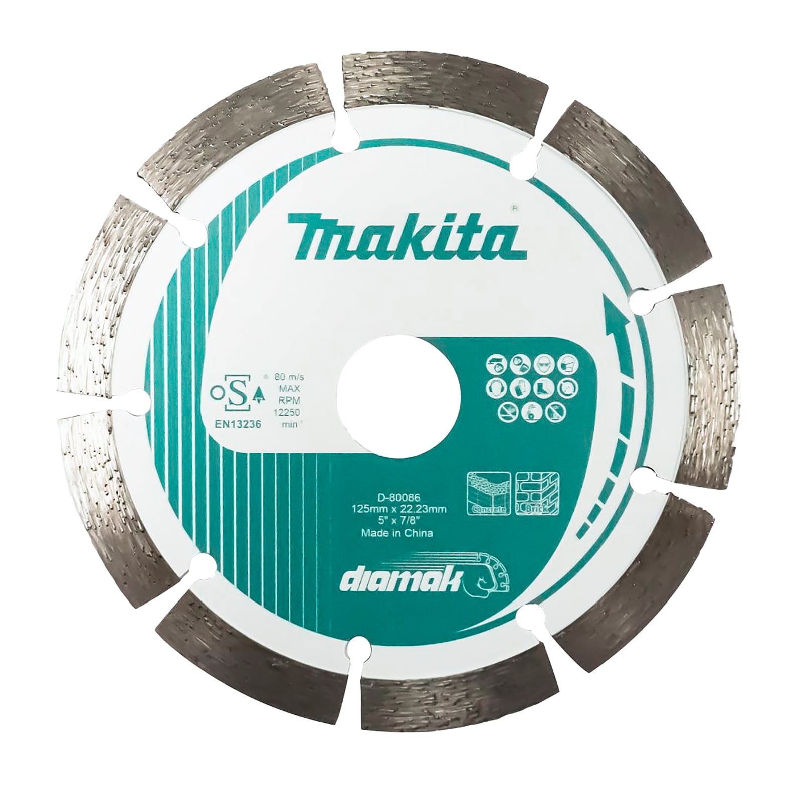 Makita Diamantsch. 125x22,23 DIAMAK - D-80086