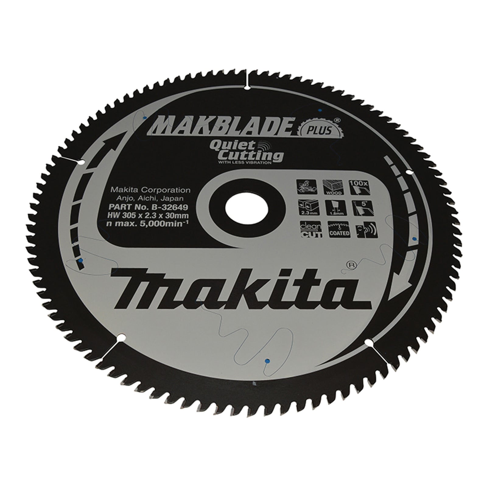 Makita MAKBLADE+ Sägeblatt 305x30x100Z - B-32649