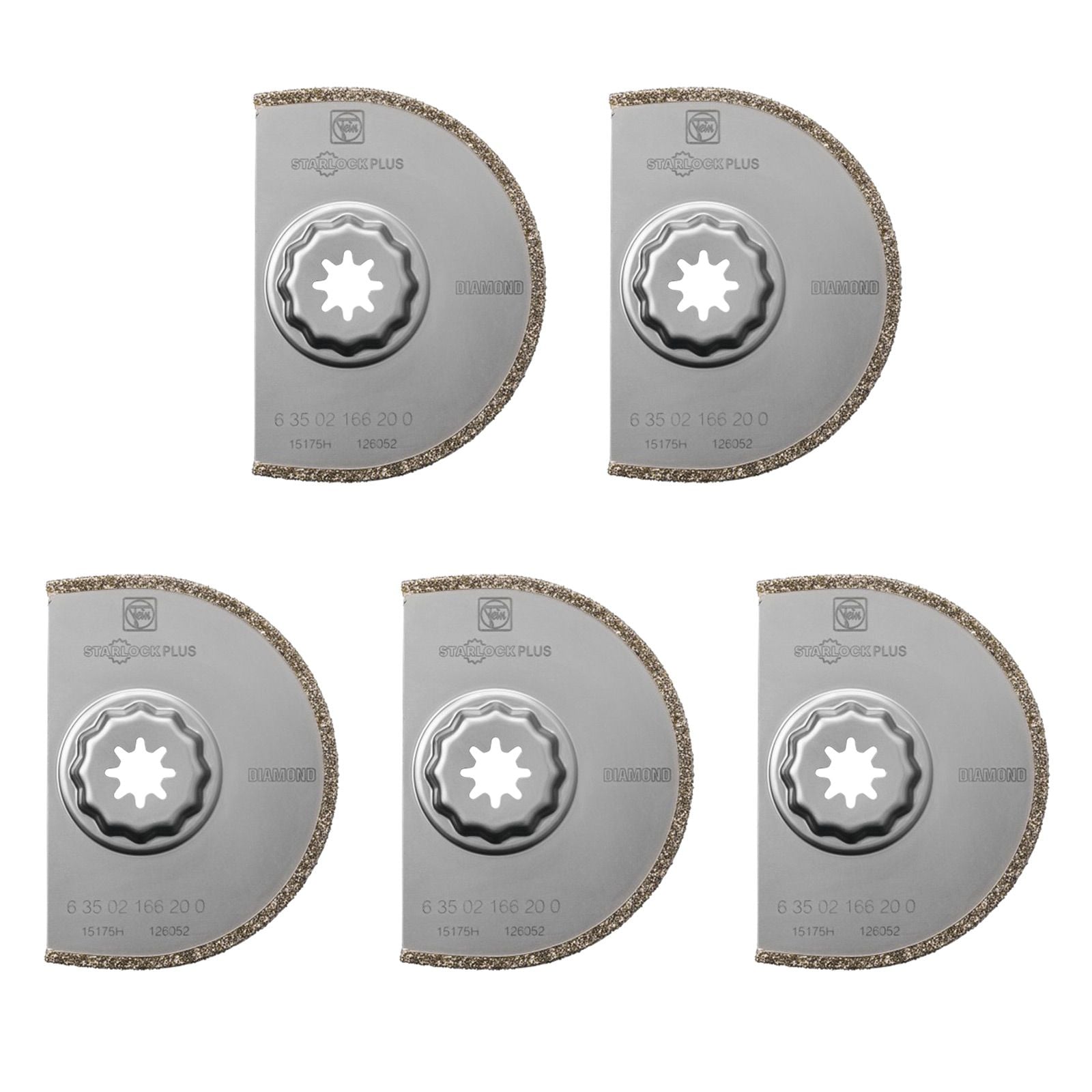 Fein 5x Diamant-Sägeblatt StarlockPlus 90 mm - 63502166230
