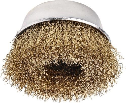 Topfbürste D.65mm M14 Drahtstärke 0,30mm MS 12000min-¹ 1 LESSMANN
