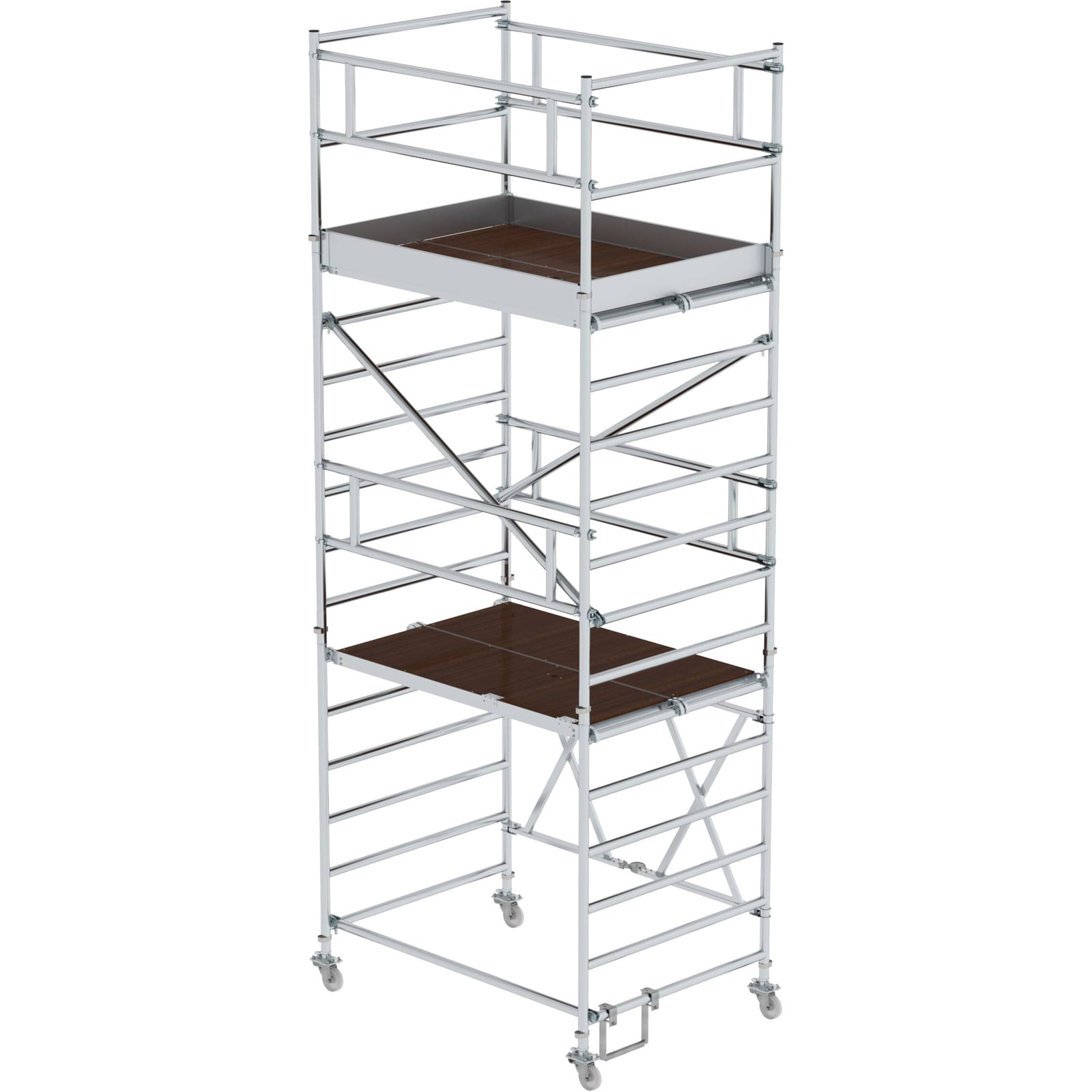 Günzburger Steigtechnik Klappgerüst 1,35 x 1,8 m Plattformhöhe 3,8 m - 115239