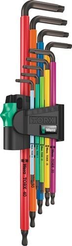 Wera Winkelschraubendrehersatz 967/9 TX XL 9tlg. T8 - T40 - 5024480001