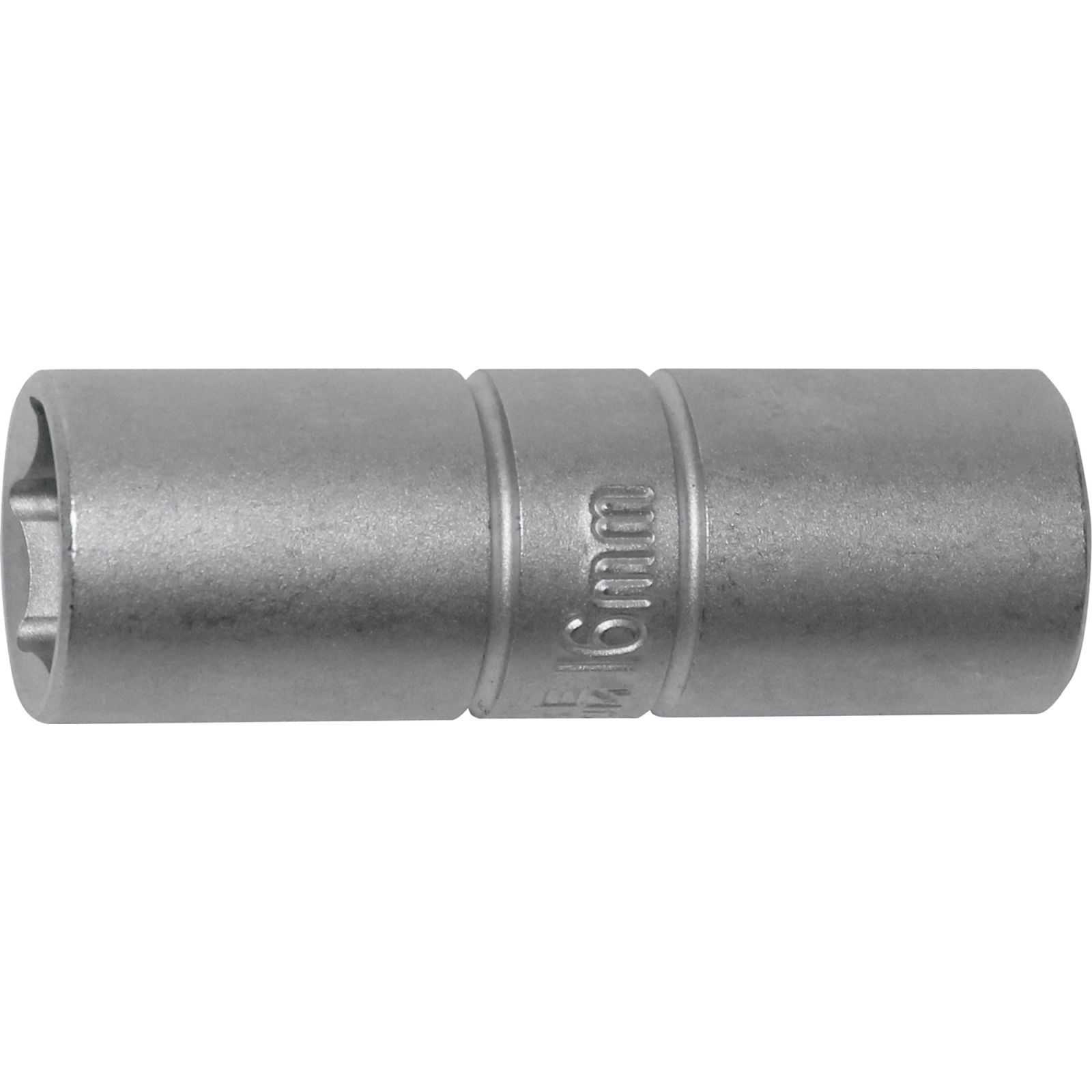 Steckschlüsseleinsatz f.Zündkerzen 1/2 Zoll SW 16mm 6KT L.TECWERK