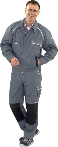 Planam Bundjacke Canvas 320 Größe 50 grau / schwarz - 2113050