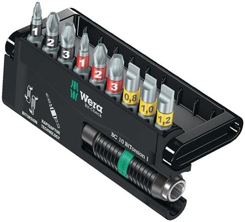 Wera Bitsortiment Bit-Check 10 BiTorsion 1 10tlg. - 5056374001