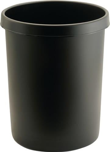 helit Papierkorb 45 l H480xØ390 mm mit Griffrand - H61062-95