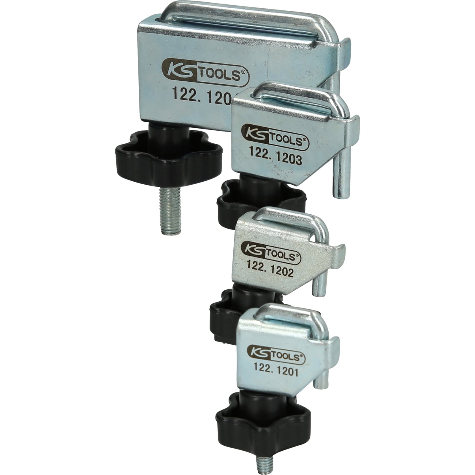 KS TOOLS Schlauch-Klemmen-Satz 4tlg. - 122.1200