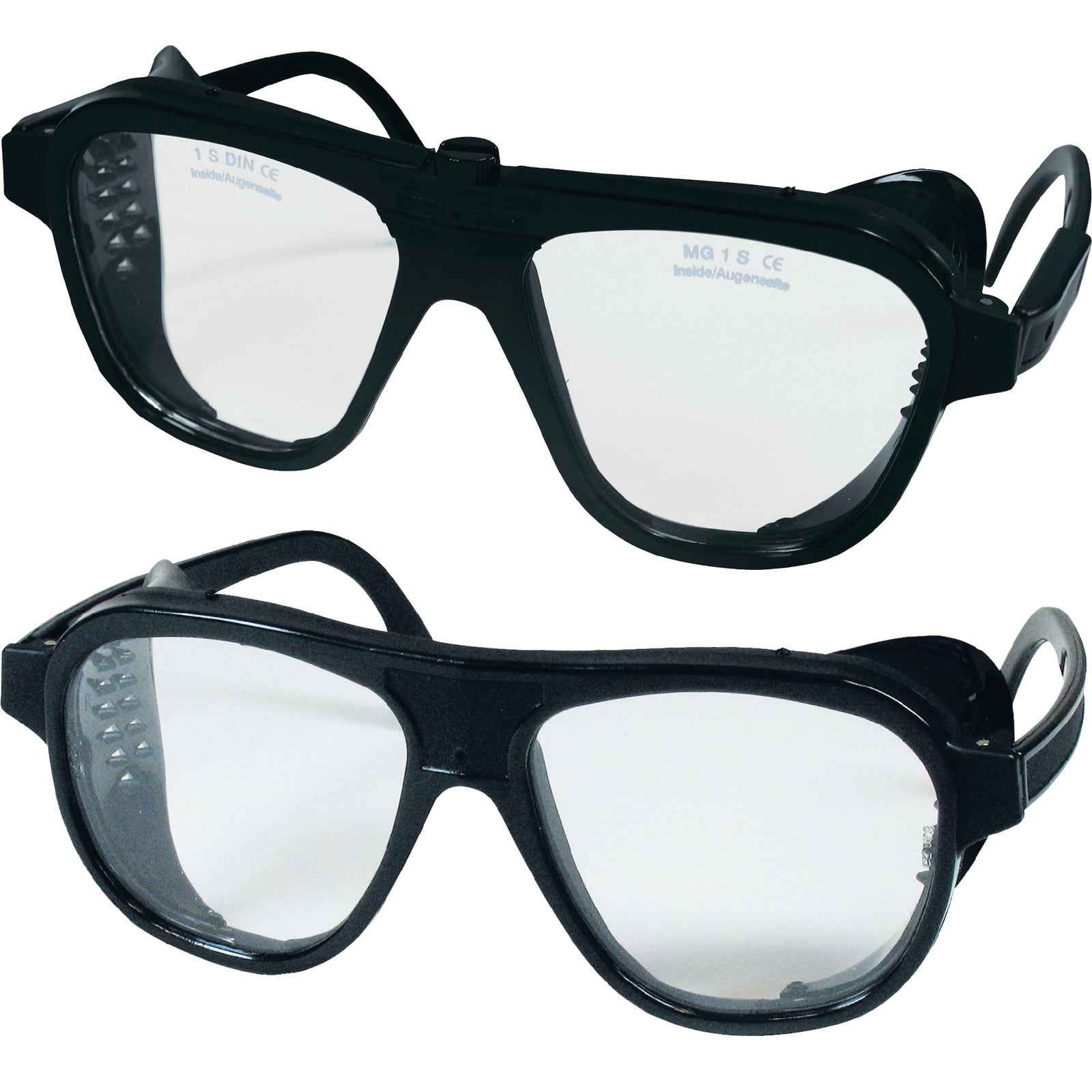 Schmerler Schutzbrille EN 166 klar schwarz