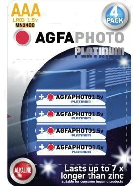 AgfaPhoto Batterie 110802572 LR03 Micro AAA 1.5V 4 St./Pack.