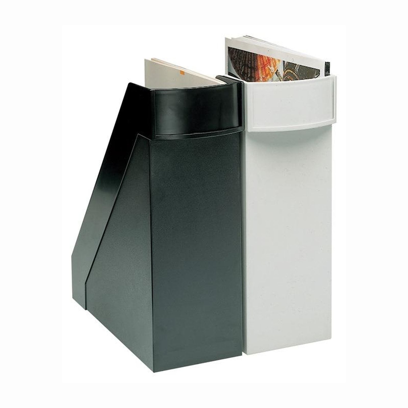 helit Stehsammler DIN A4 H290 x B100 x T270 mm schwarz - H 63615-95