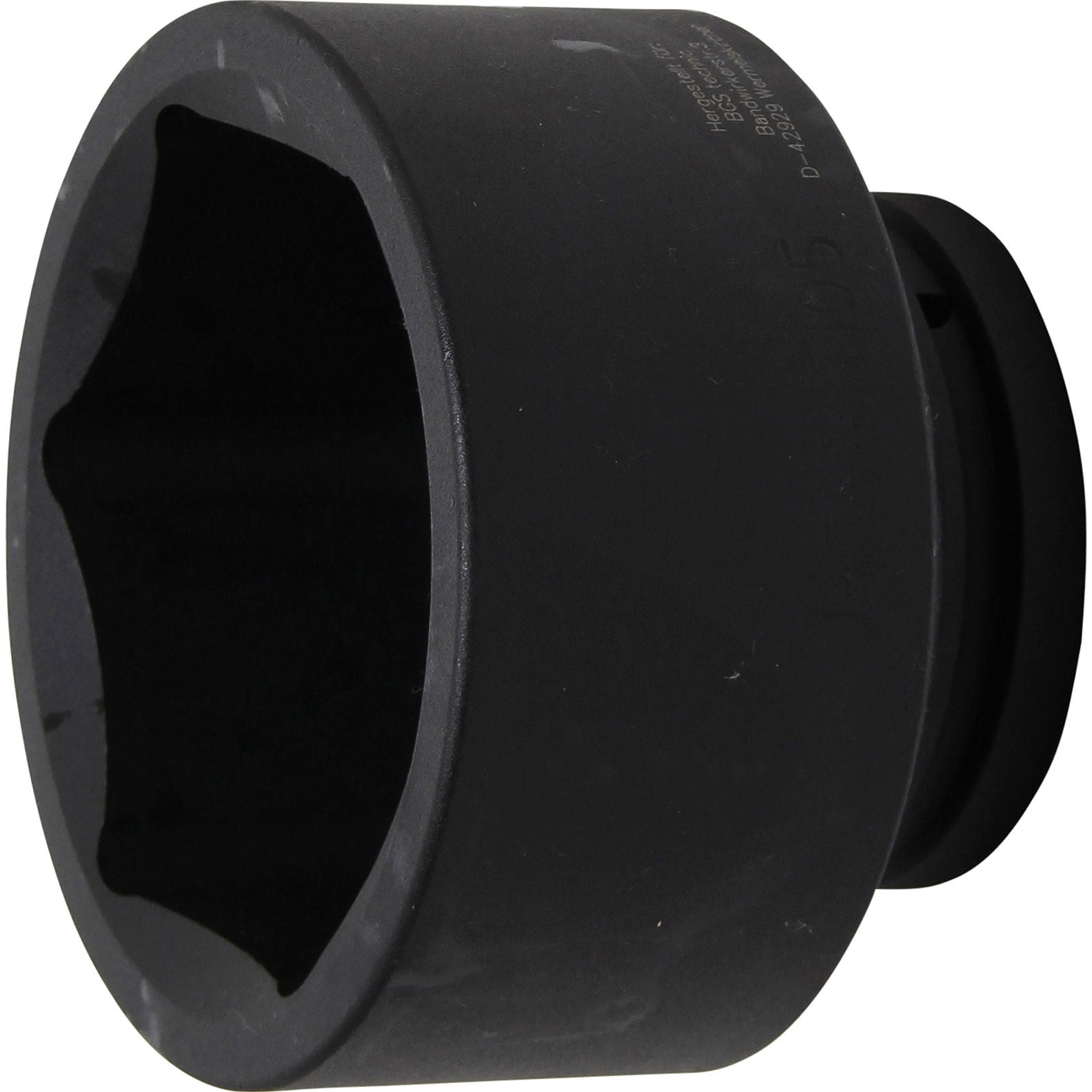 BGS Kraft-Steckschlüssel-Einsatz Sechskant Antrieb Innenvierkant 25 mm (1") SW 105 mm - 5905