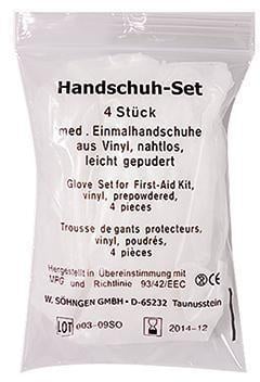 SÖHNGEN Handschuh-Set 1010073 groß Vinyl 4 St./Pack.