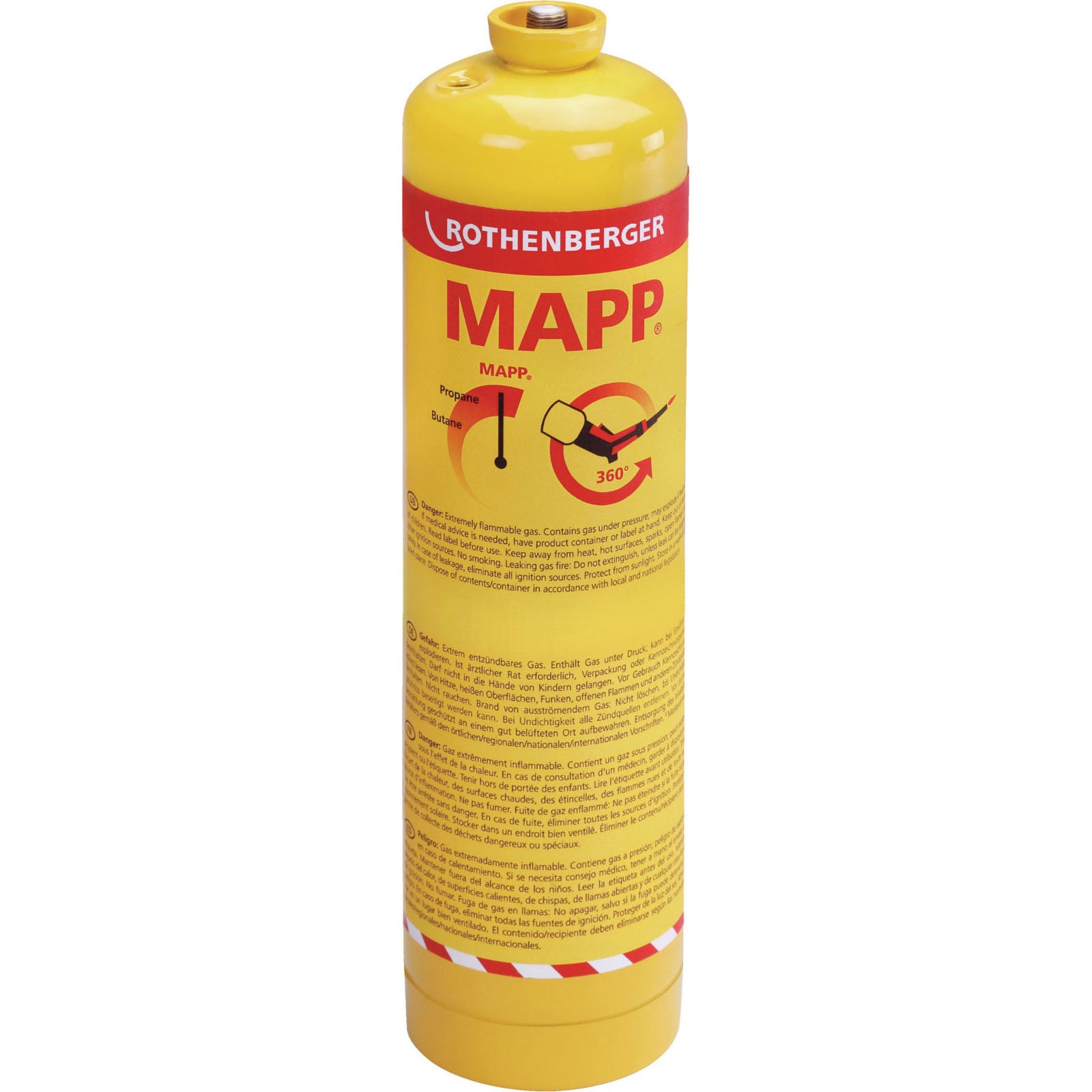 ROTHENBERGER MAPP-Gas HPC, 7/16"-EU, Version B  - 035521-B