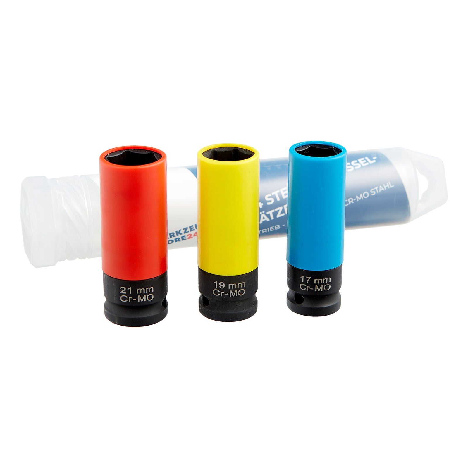 WS24 Steckschlüsseleinsätze 1/2"  Antrieb SW 17 19 21 - WS24-100121