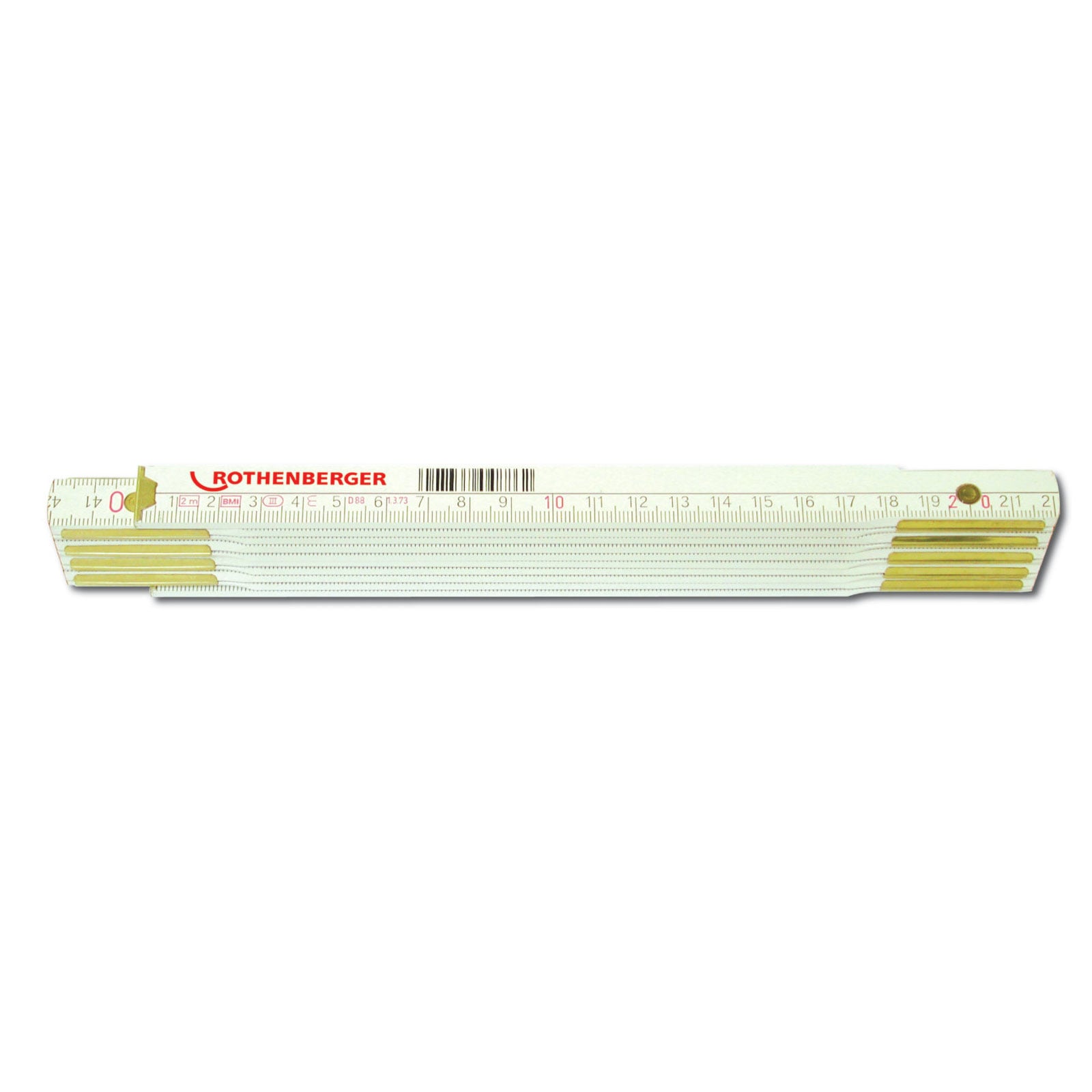 ROTHENBERGER Holz-Gliedermaßstab, 2m  - 252100