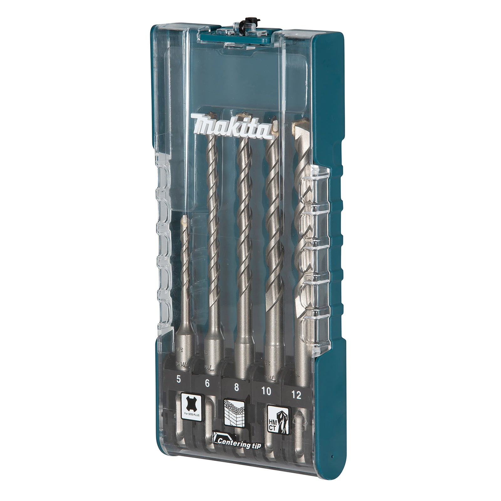 Makita SDS-PLUS Betonbohrer-Set 5tlg. Ø 5 - 12 mm  - E-15724