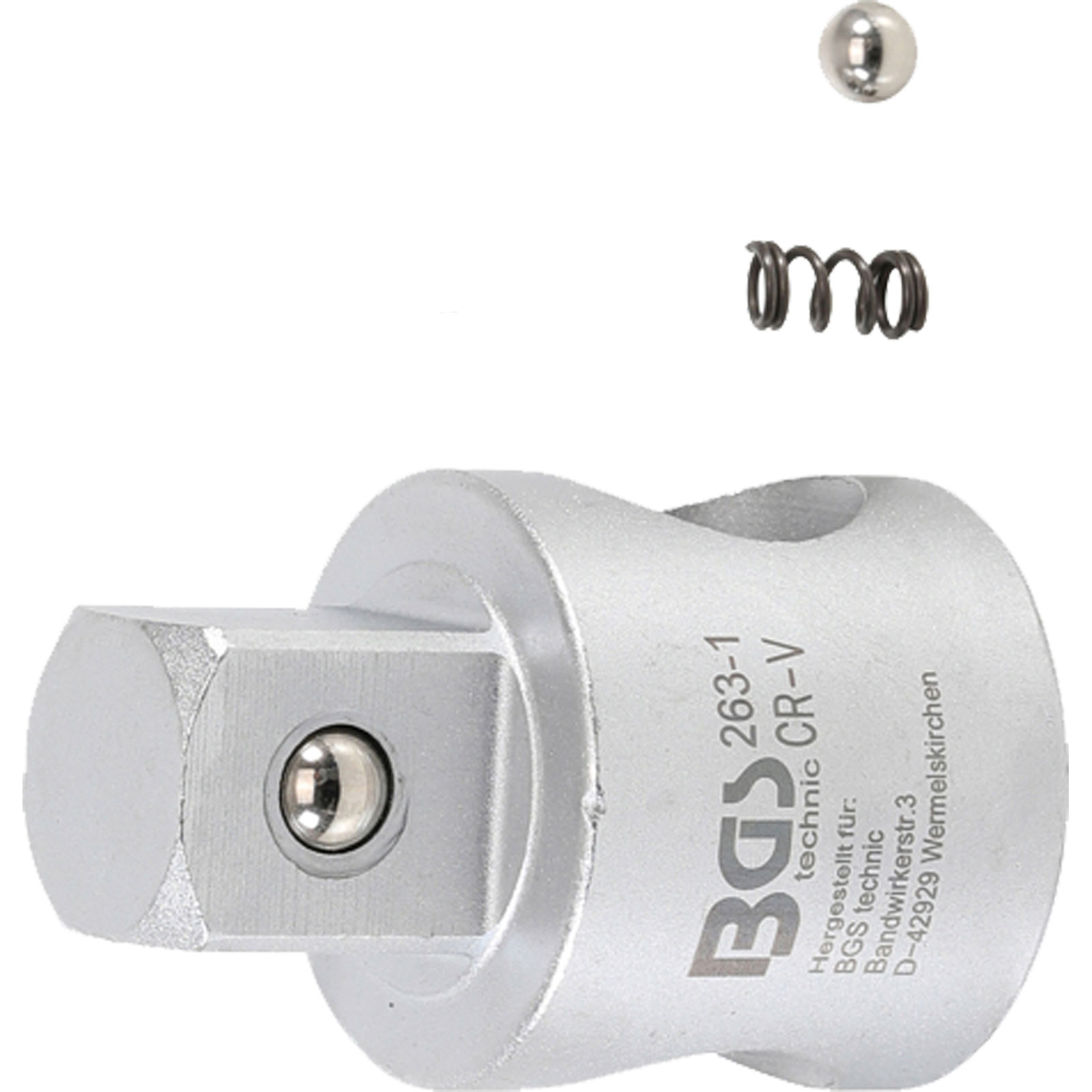 BGS Gleitgriff-Adapter für Verlängerungen Abtrieb Außenvierkant 20 mm (3/4") - 263-1