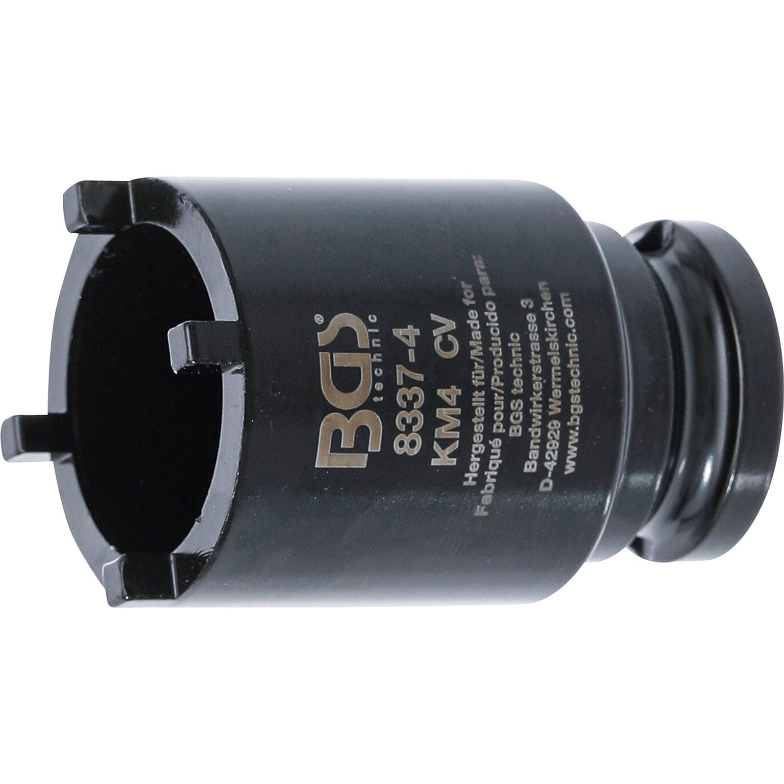 BGS Nutmutternschlüssel Zapfen außen liegend KM4 - 8337-4