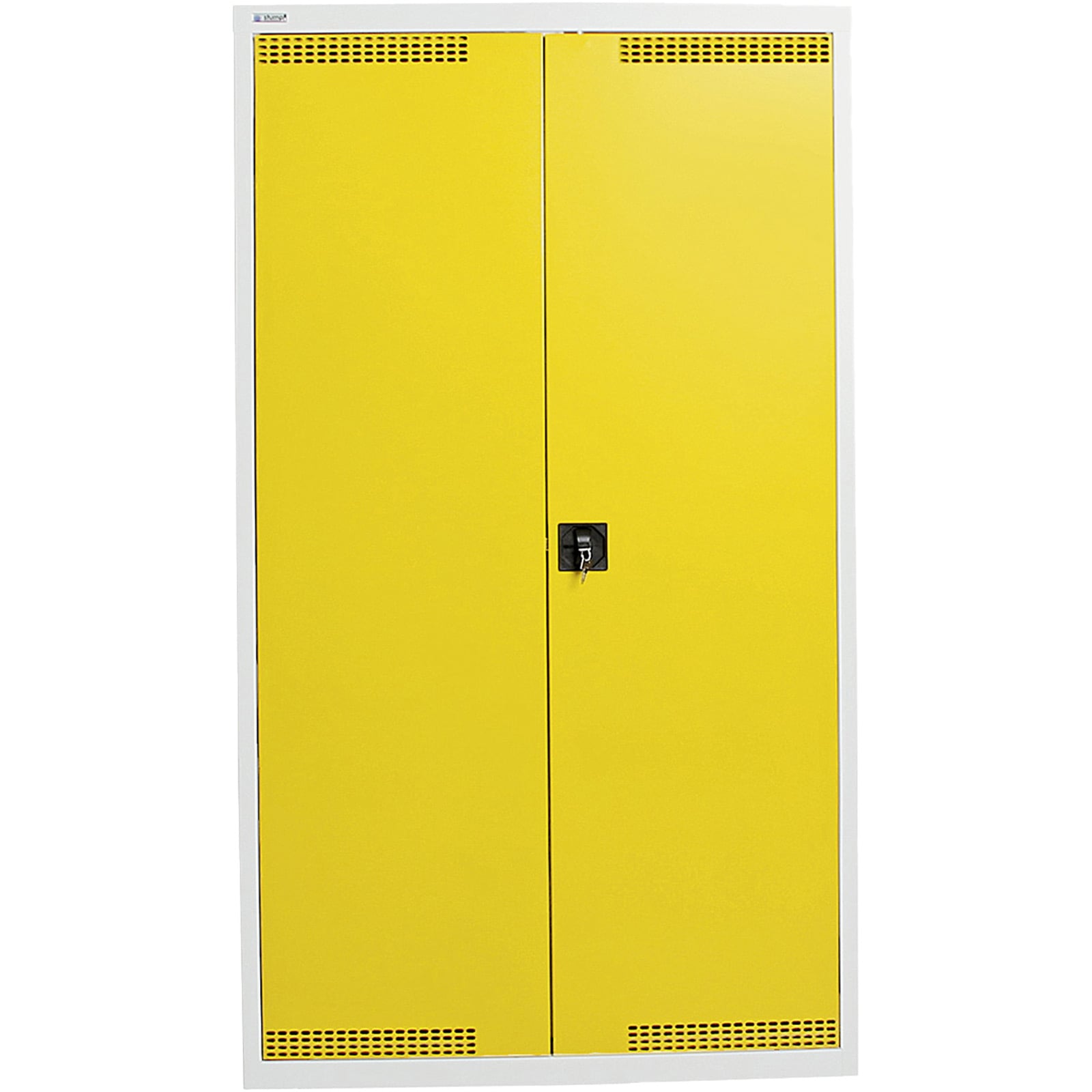 Stumpf Umweltschrank BP-5 lichtgrau / signalgelb + 7 Auffangwannen + 3 Schubladen 100 mm - 7599062