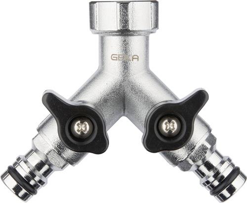GEKA Zweiwegeventil GEKA plus Messing vernickeltIG 3/4 ″ - 46.0431.8