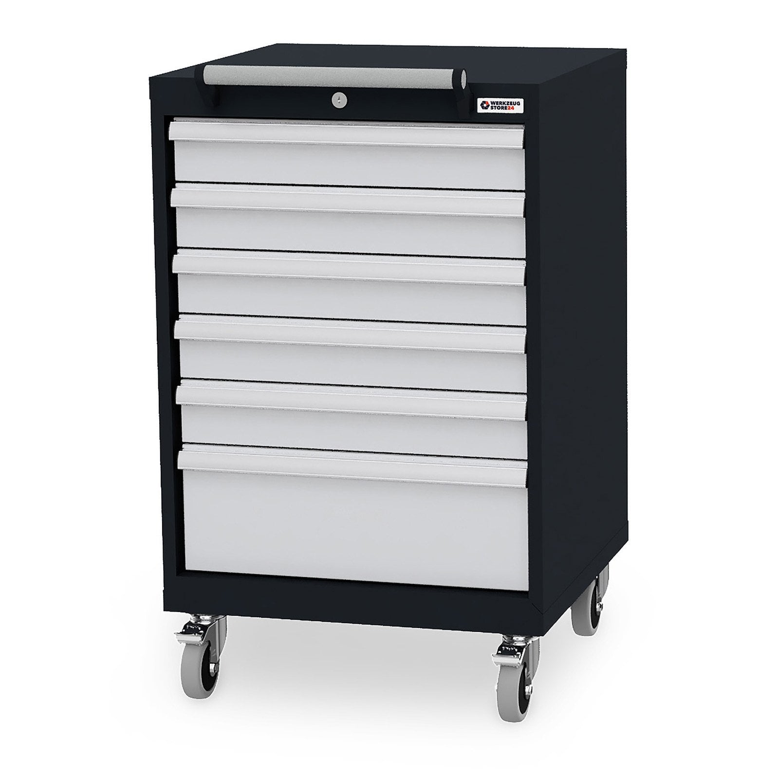 WS24 Mobiler Schubladenschrank B x T x H 600 x 575 x 990 mm - WS24-100192