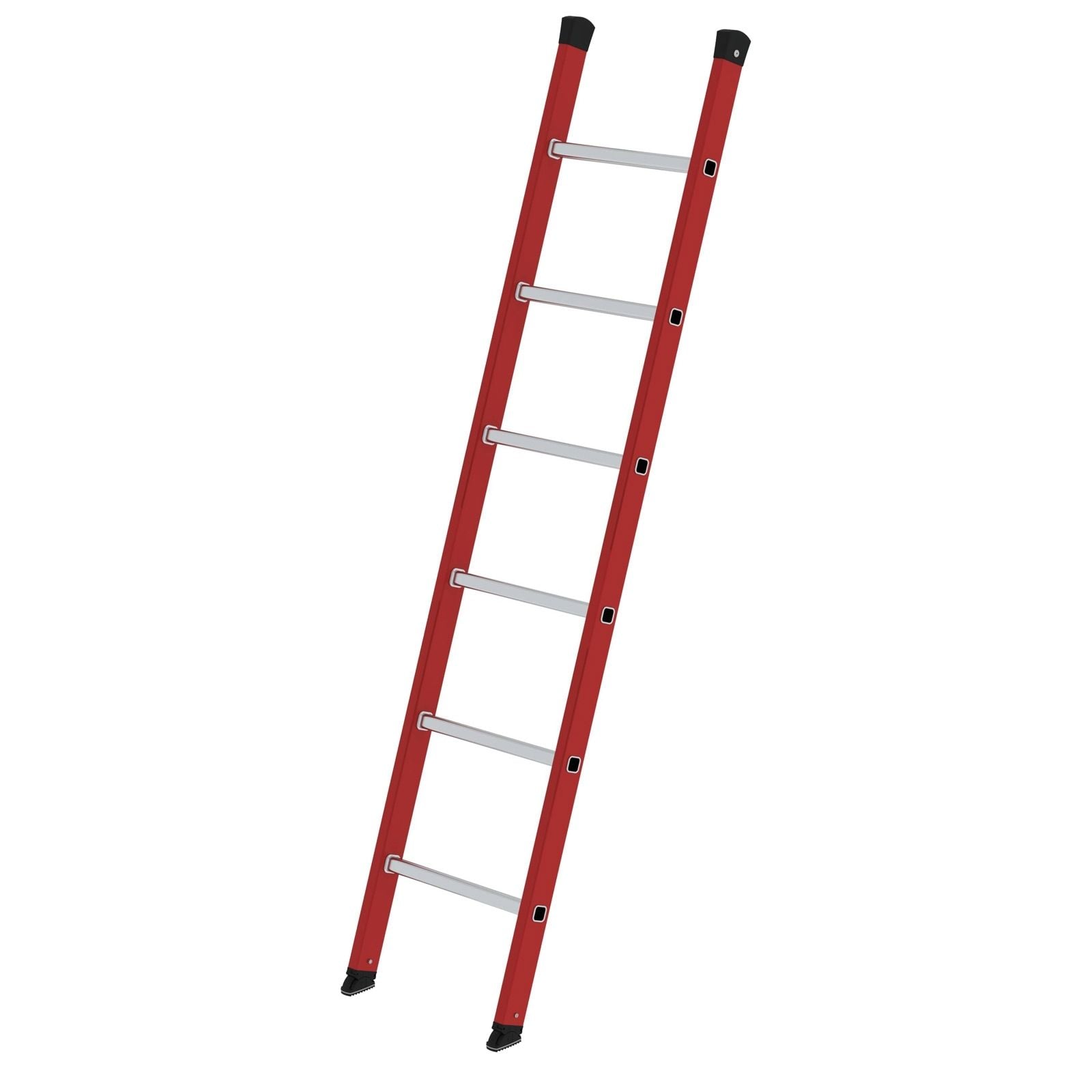 Günzburger Steigtechnik Sprossen-Anlegeleiter GFK/Alu ohne Traverse 6 Sprossen - 035006