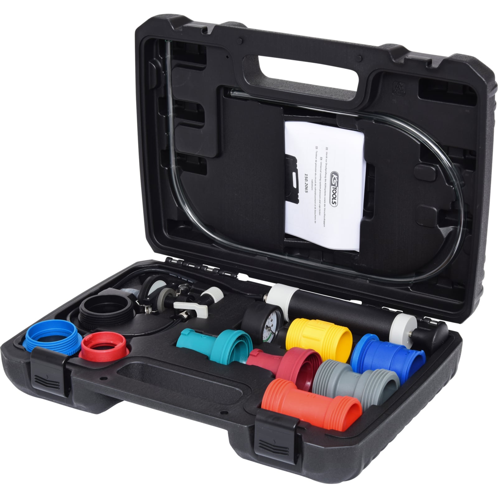 KS TOOLS Universal Kühlsystem-Diagnose-Service-Satz 12tlg. - 150.2065