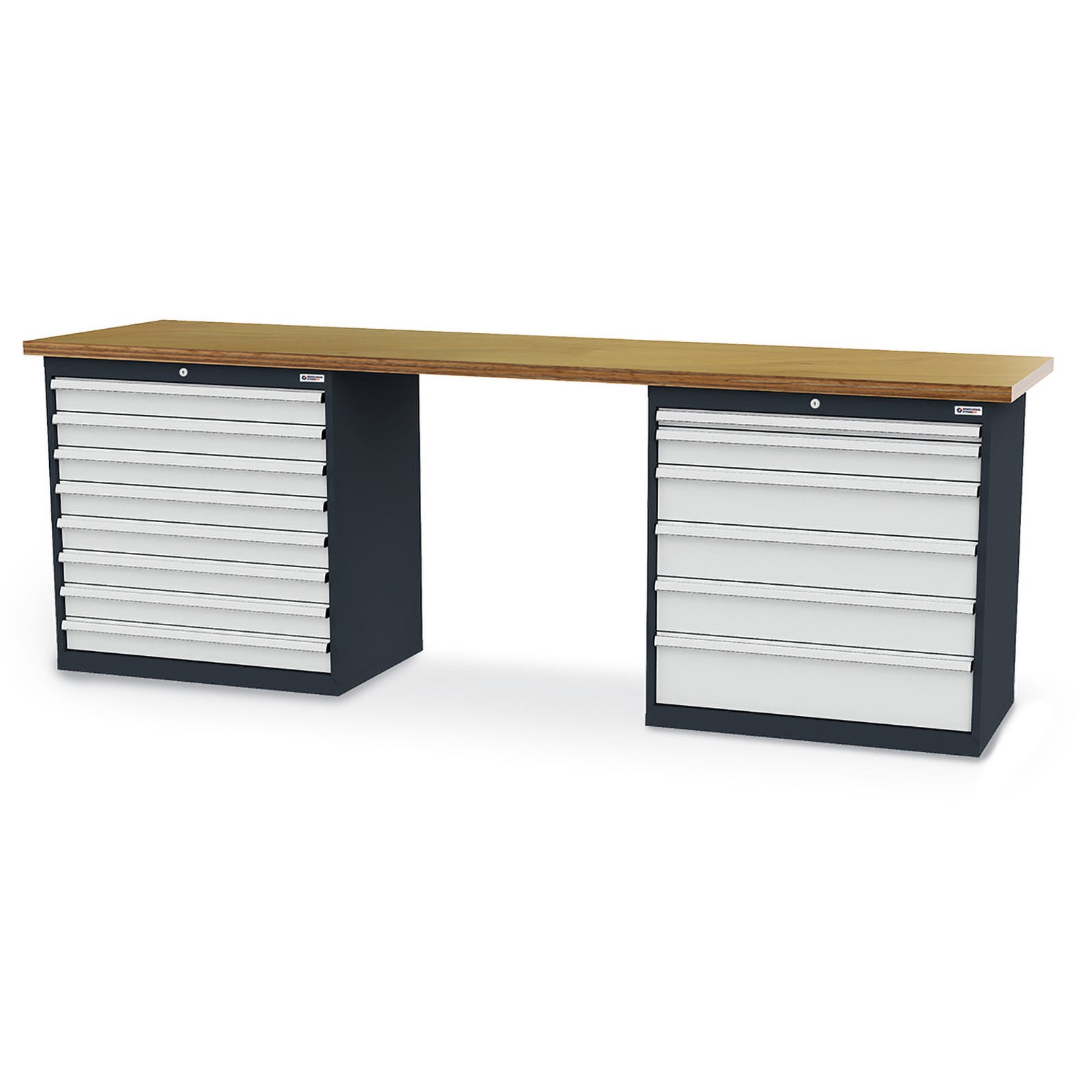 WS24 Reihenwerkbank B x T x H 2.500 x 600 x 960 mm - WS24-100281