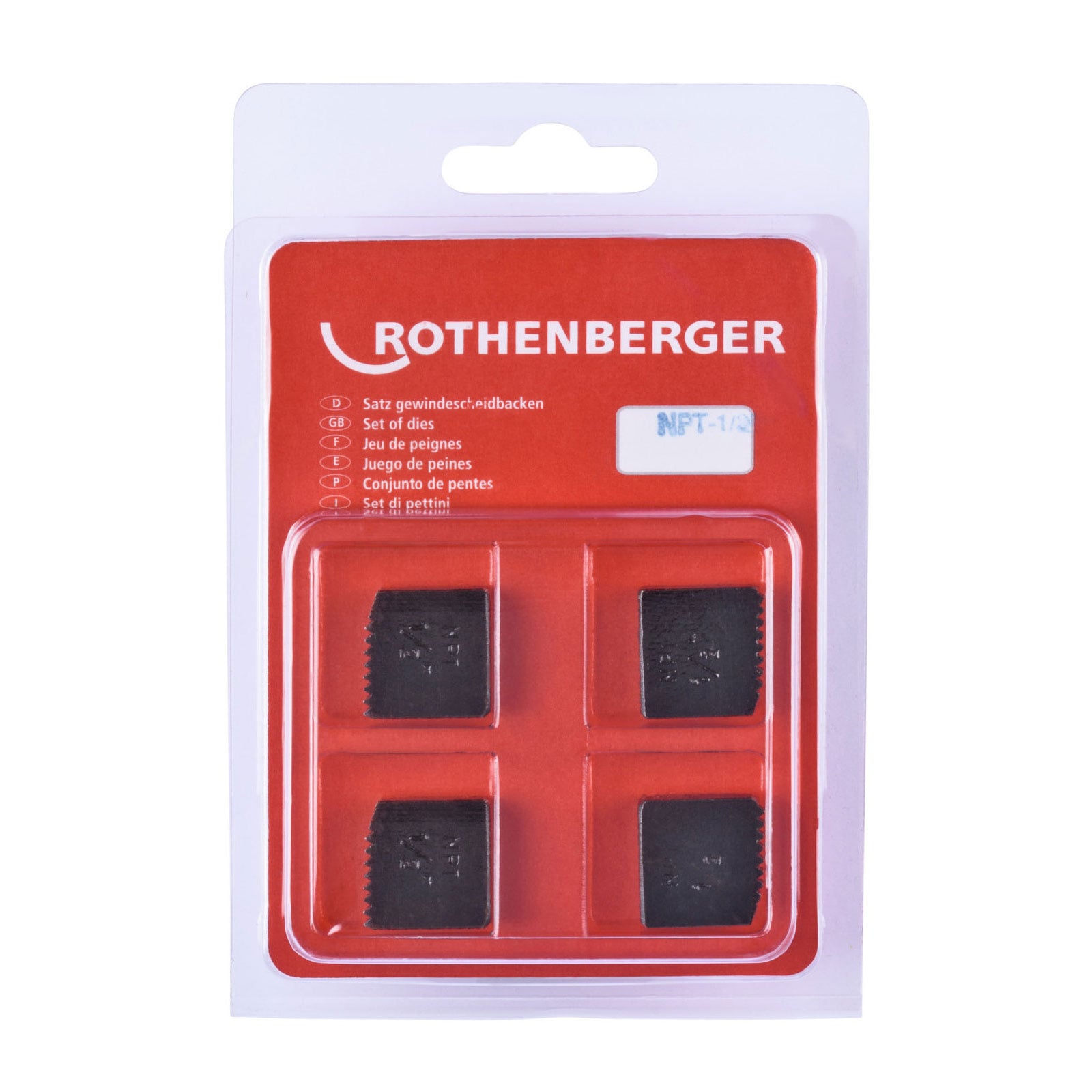 ROTHENBERGER SC Schneidbacken, NPT, 1/2", 4 Stück - 070918X