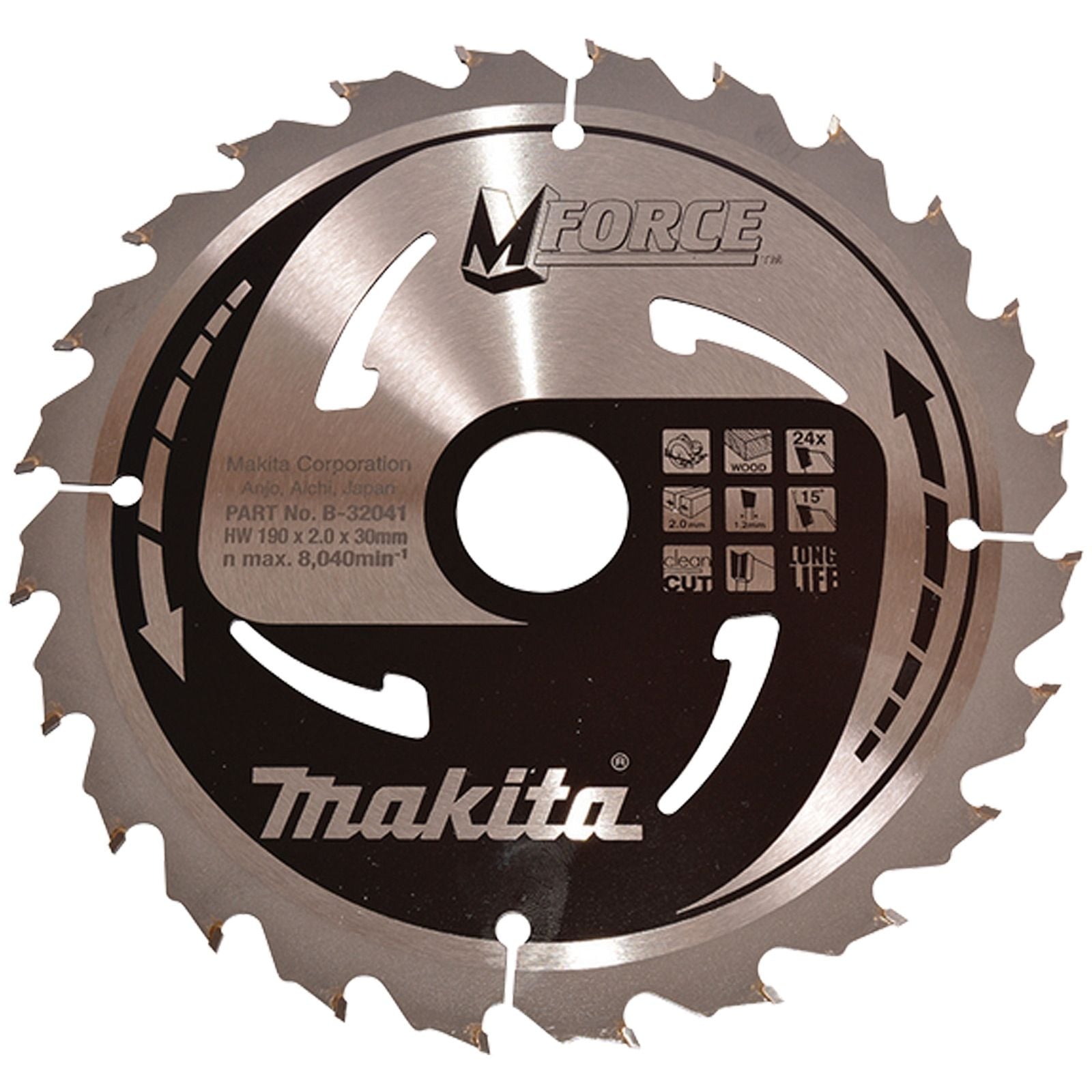 Makita M-FORCE Sägeb. 190x30x24Z - B-32041