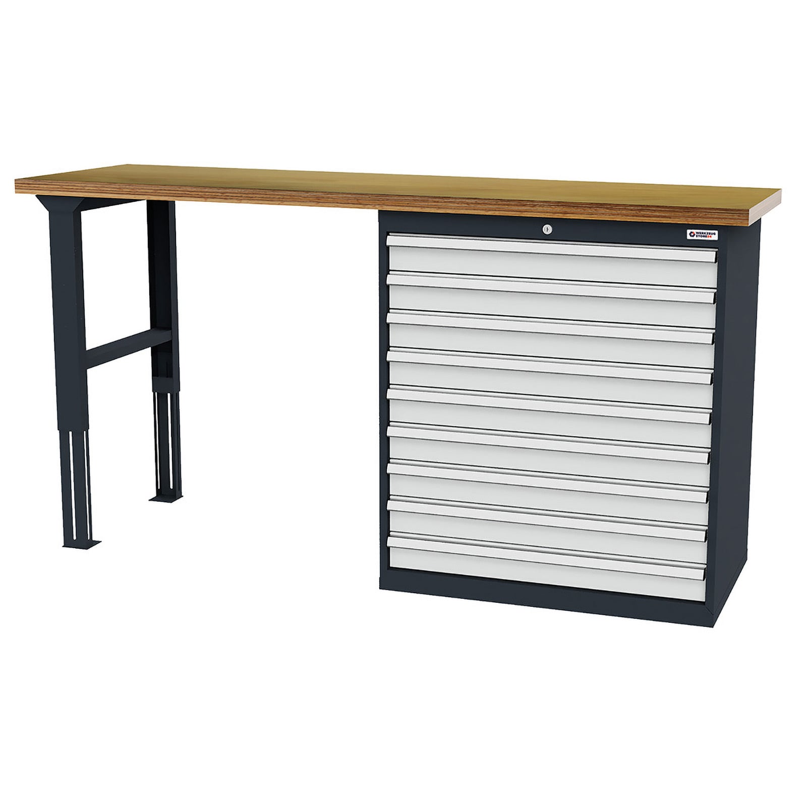 WS24 Reihenwerkbank B x T x H 2.000 x 600 x 1060 mm - WS24-100329