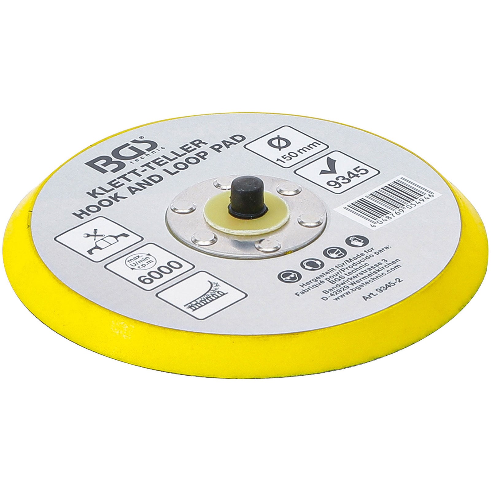 BGS Klett-Teller für Art. 9345 Ø 150 mm - 9345-2