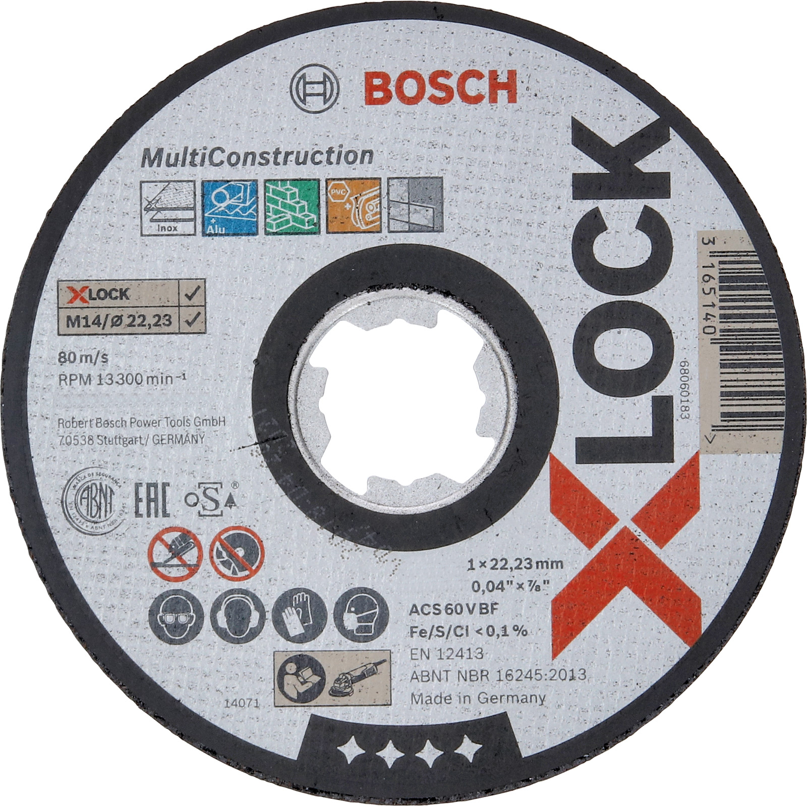 Bosch X-LOCK Trennscheibe Multi Material