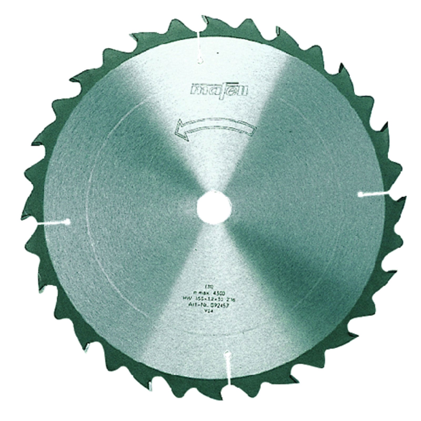 mafell Sägeblatt-HM 355 x 2,2/3,2 x 30 mm Z 16 WZ für universellen Einsatz und Längsschnitte - 092437