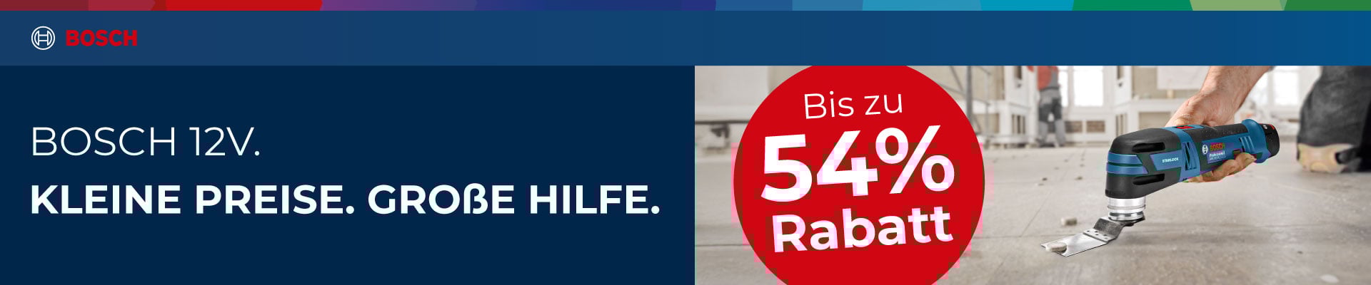 Kleine Bosch Werkzeuge mit großer Ersparnis – jetzt 54 % Rabatt