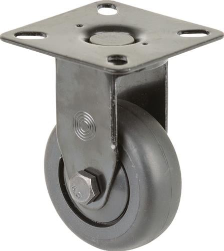 Bockrolle 75mm 75kg Gum.Kugell.60x60mm BS ROLLEN