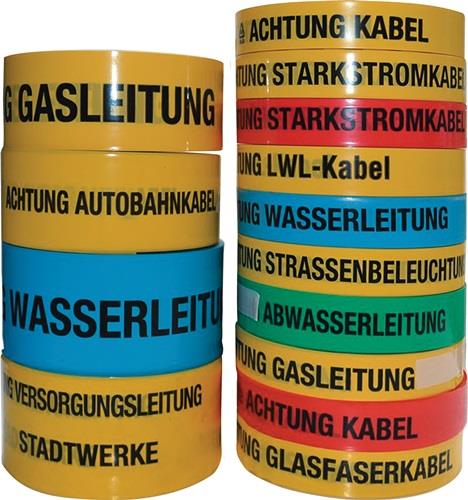 multicoll Trassenwarnband Aufdruck Achtung Breitbandkabel - 15 015 040 250 01 0053