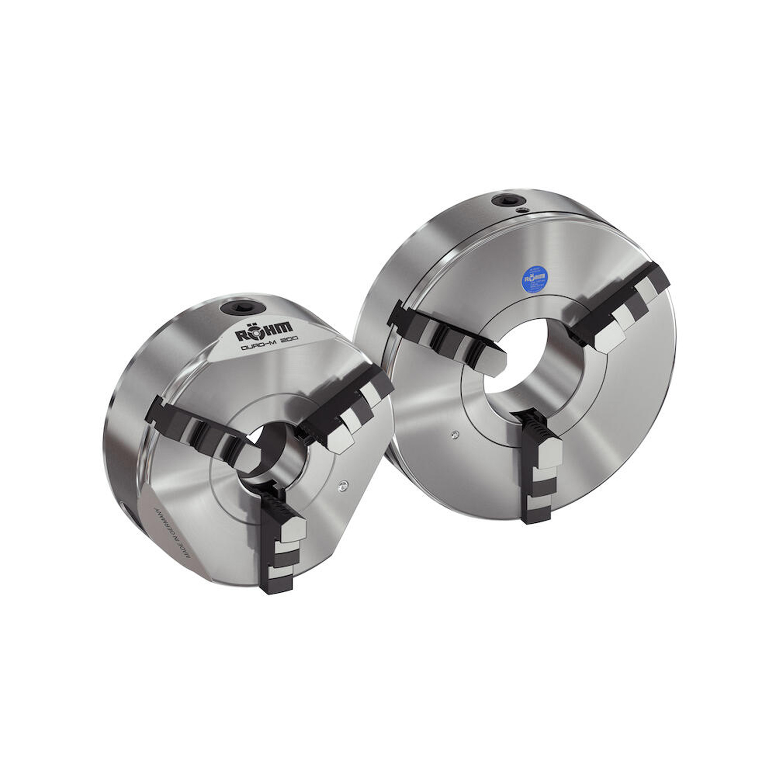 Röhm Planspiralfutter Duro-M 200/3 Bajonett (ISO 702-3/DIN 55027) KK 6 Bohr- und Drehbacken - 185506