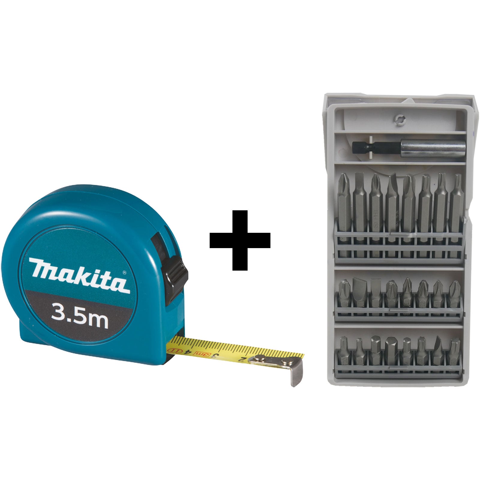 Bosch Bit-Set 25tlg. + Makita Massband 3,5 m