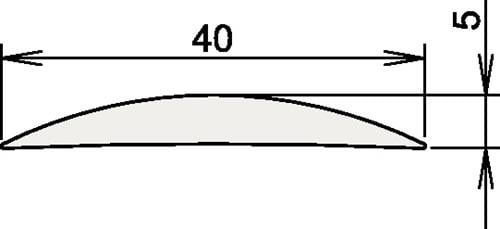 athmer Aluschwelle 090 3-111 L.1215mm Alu.silber elox - 3-111-1215
