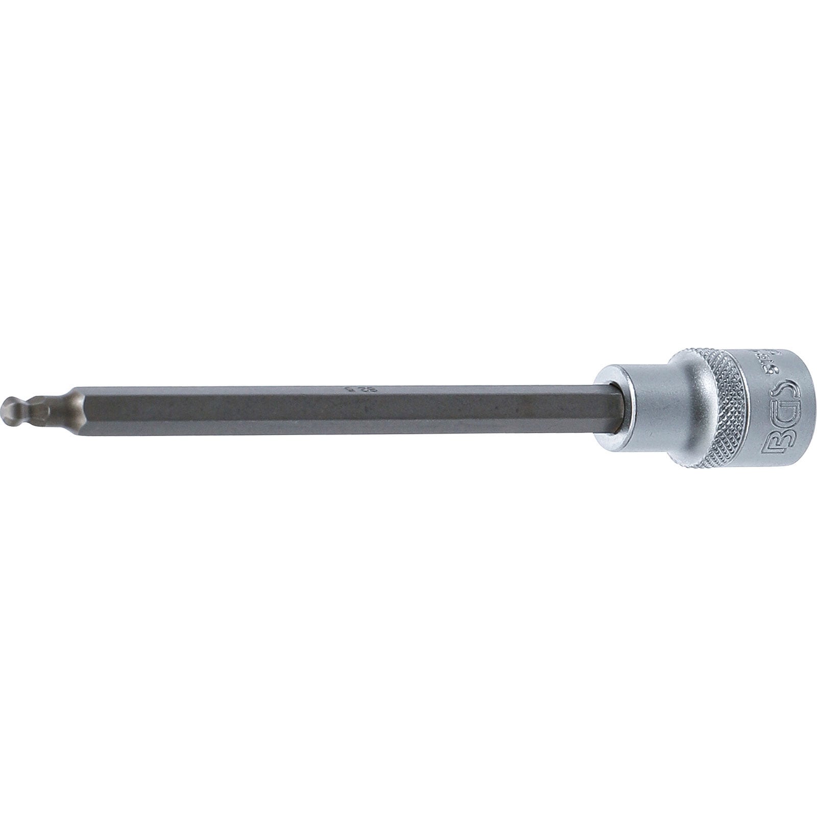 BGS Bit-Einsatz Länge 160 mm Antrieb Innenvierkant 12,5 mm (1/2") Innensechskant mit Kugelkopf 5 mm - 5184-HB5