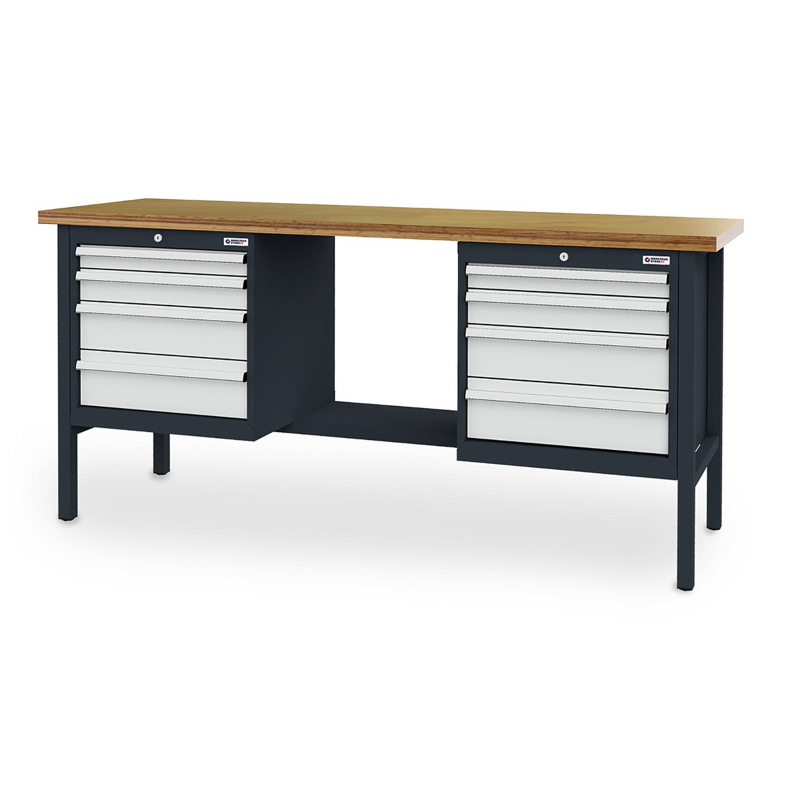 WS24 Kastenwerkbank B x T x H 2.000 x 600 x 960 mm - WS24-100143