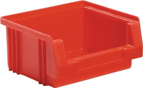 LA-KA-PE Sichtlagerkasten PLK L90 x B102 x H50 mm PP rot - 01950 02 01
