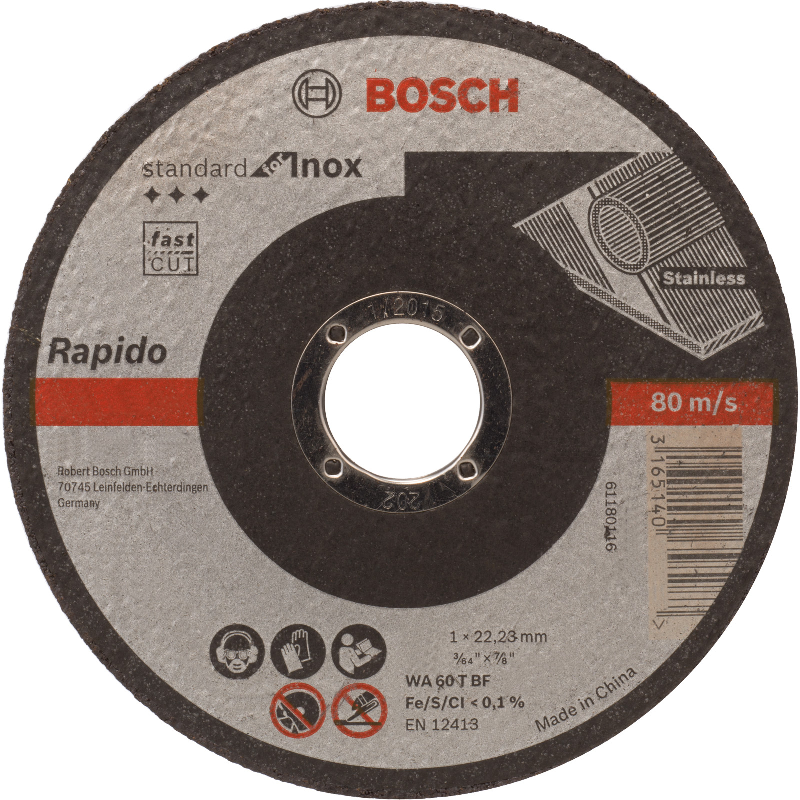 Bosch Trennscheibe gerade Standard for Inox Rapido