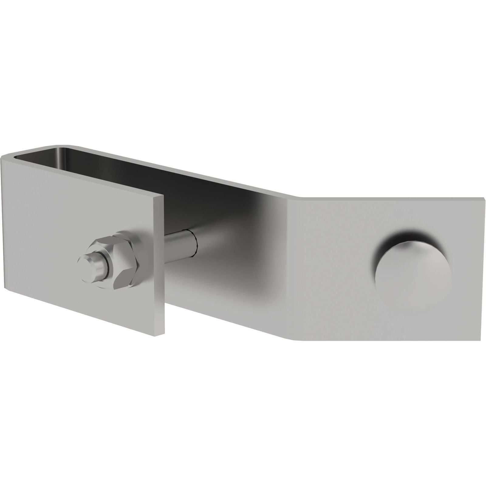 Günzburger Steigtechnik Schienenbefestigung für Leiterholm 50 x 20 mm Edelstahl - 077567